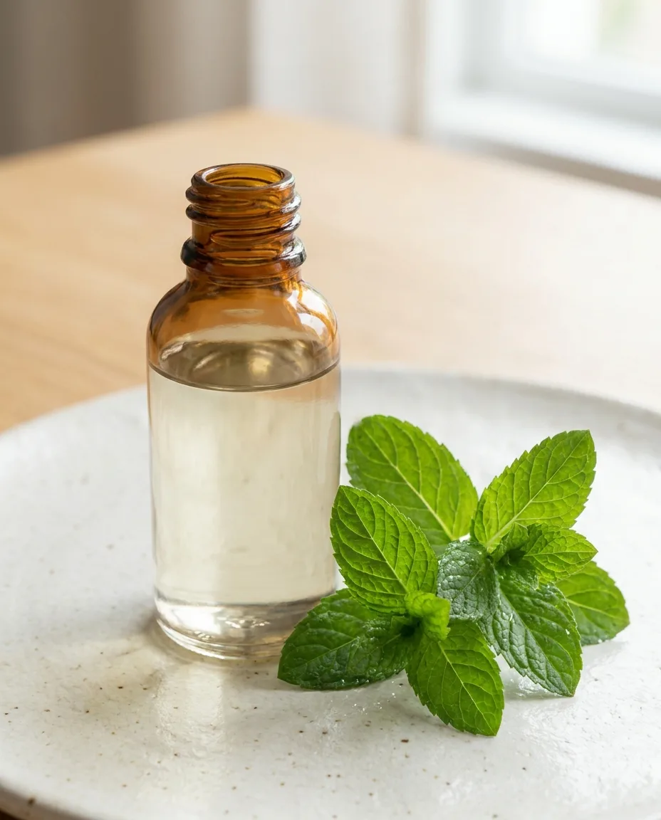 Peppermint plant, the raw material for Egyptian peppermint oil