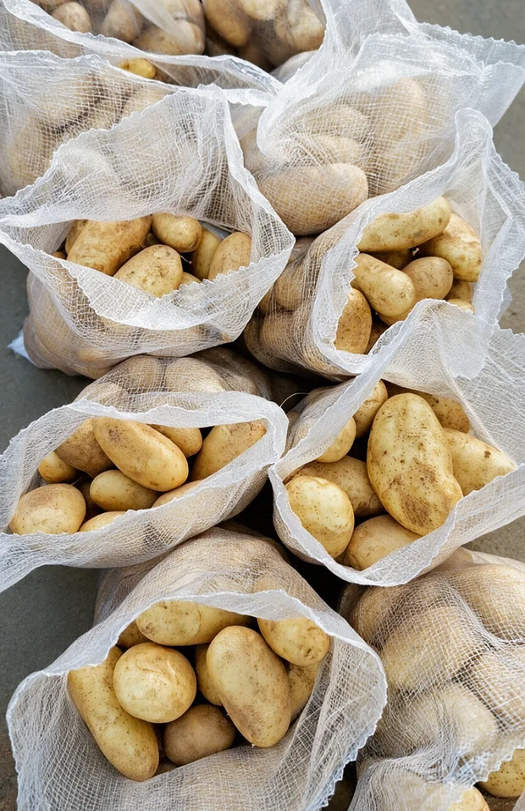 Fresh Egyptian potatoes